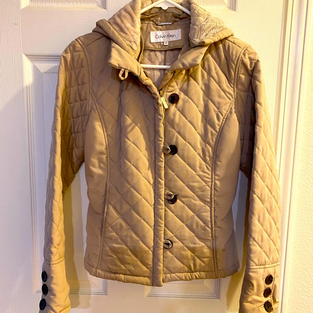 Calvin Klein Cream Jacket -XS